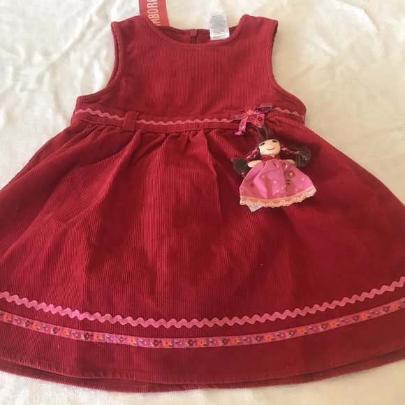 NWT peruvian doll gymboree apron dress 18-24 mos m